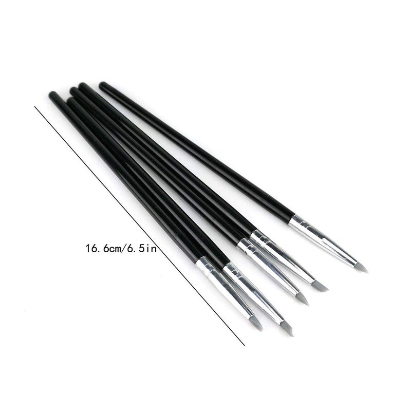 Hamineler 20Pcs Silicone Clay Sculpting Tool Clay Shaping Modeling Wipe Out Tools, Modeling Dotting Tool Pottery Sculpture Carving Tools - Image 4